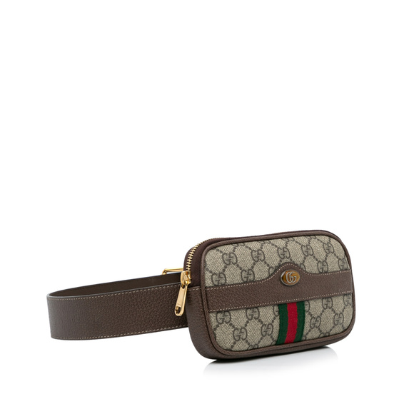Pre-Loved Gucci GG Supreme Web Ophidia Belt Bag - Picture 2 of 11